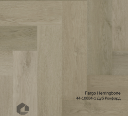 Кварцевый ламинат SPC Fargo Штучный паркет /Herringbone  44-10004-1 Дуб Рокфорд