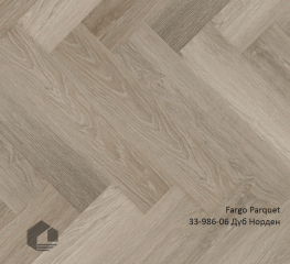 Кварцевый ламинат SPC Fargo Паркет Английская ёлка / Parquet  33-986-06 Дуб Норден