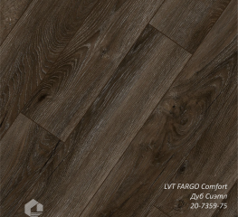 Кварц-виниловая плитка Fargo Комфорт клеевой / Comfort LVT  20-7359-75 Дуб Сиэтл
