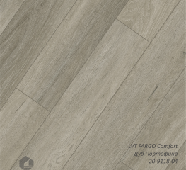 Кварц-виниловая плитка Fargo Комфорт клеевой / Comfort LVT  20-9118-04 Дуб Портофино