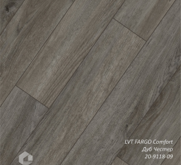 Кварц-виниловая плитка Fargo Комфорт клеевой / Comfort LVT  20-9118-09 Дуб Честер