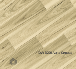 Кварцвиниловая плитка Decoria Легкая плитка / Mild Tile DW3201 2Т Липа Синара