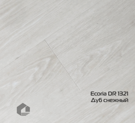 Кварцвиниловый ламинат DЭкория / Ecoria Экория / Ecoria DR 1321 Дуб Снежныйм