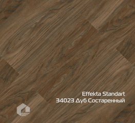 Виниловая плитка ПВХ Forbo Effekta Standart FES-34023 Дуб состаренный
