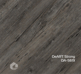 Кварцвиниловая плитка DeArt Сильный / Strong DA-5619 Сосна Темная