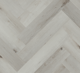 Кварцевый ламинат SPC Fargo Паркет Английская ёлка / Parquet  33-DL1601 Дуб Снежный уп. 18шт/1,362м2