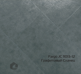 Кварцевый ламинат SPC Fargo Камень / Stone JC 11013-12 Графитовый сланец