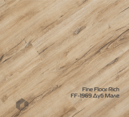 Kварцвинил Fine Floor Рич замок / Rich click drop FF-1969 Дуб Мале