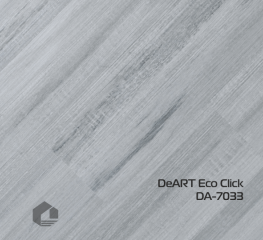 Кварцвиниловый ламинат DeArt Экопол замковый / Floor ECO Click DA-7033 Ольха Голубая  Браш